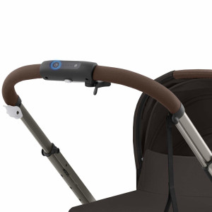  Poussette eGazelle S châssis taupe "Chocolate Brown" Cybex