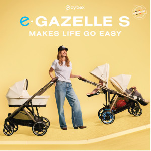  Poussette eGazelle S châssis taupe "Chocolate Brown" Cybex