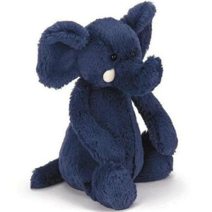 Peluche Bashful Elephant Bleu (31 cm) Jellycat