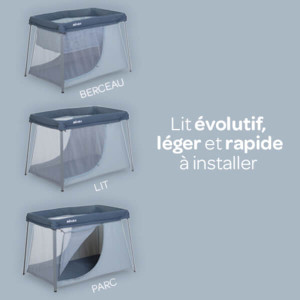 Lit parapluie 3 en 1 Eazy sleep "Galet" Beaba