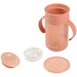 Tasse d'apprentissage 360° "Rose" (12 mois et +) Beaba