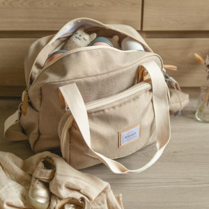 Sac à langer Genève II Eco "Gazelle Chiné" Beaba