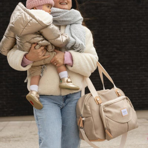 Sac à langer Genève II Eco "Gazelle Chiné" Beaba