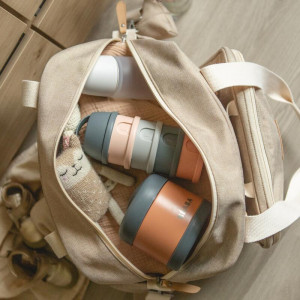 Sac à langer Genève II Eco "Gazelle Chiné" Beaba