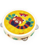 Tambourin en bois "Gioia - Panda Rouge" (2 ans et +)