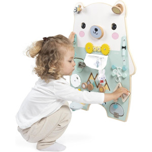 Tableau d'activités en bois Sweet Cocoon "Ourson" (18-36 mois) Janod