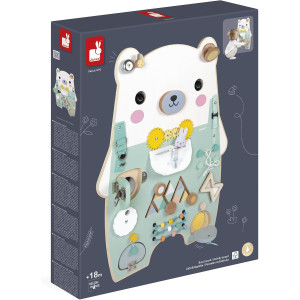 Tableau d'activités en bois Sweet Cocoon "Ourson" (18-36 mois) Janod