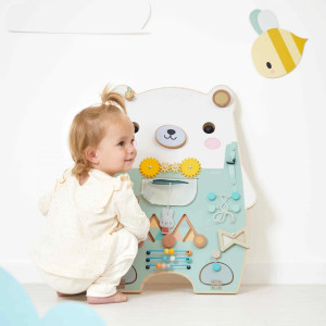 Tableau d'activités en bois Sweet Cocoon "Ourson" (18-36 mois) Janod