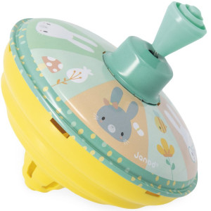 Toupie bébé en métal Pure "Lapins" (18 mois et +)