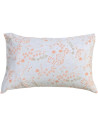 Taie d'oreiller en coton bio "Yukari Douceur Corail" (40x60)