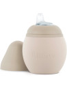 Gourde d'apprentissage en silicone Bubble "Sand" (240ml)