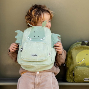 Sac à dos enfant (31 cm) en coton hydrofuge "Mr Dragon" Trixie