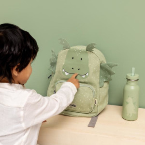 Sac à dos enfant (31 cm) en coton hydrofuge "Mr Dragon" Trixie