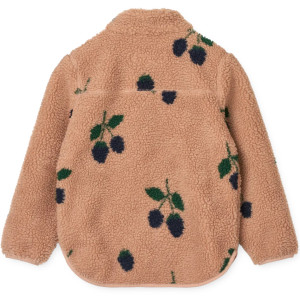 Veste polaire fille PET recyclé Nolan Pile "Berry/Pale Tuscany" Liewood