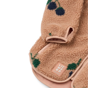 Veste polaire fille PET recyclé Nolan Pile "Berry/Pale Tuscany" Liewood