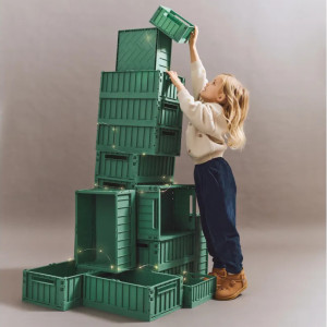 Caisse de rangement pliable Weston M "Dusty Ivy" Liewood