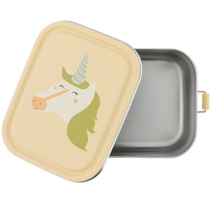 Boîte repas enfant en inox "Mrs Licorne" Trixie