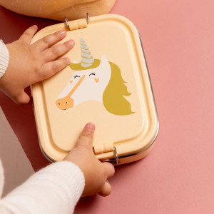 Boîte repas enfant en inox "Mrs Licorne" Trixie