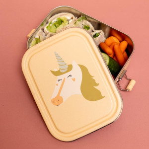 Boîte repas enfant en inox "Mrs Licorne" Trixie