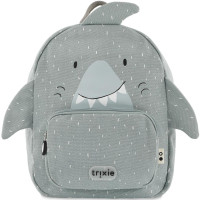Cartable / Sac à dos enfant (31 cm) en coton hydrofuge "Mr Shark"