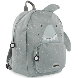Sac à dos enfant (31 cm) en coton hydrofuge "Mr Shark"