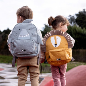Sac à dos enfant (31 cm) en coton hydrofuge "Mr Shark"