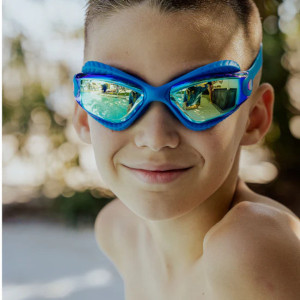 Lunettes de natation enfant anti-UV (3-10 ans) "Short Fin Shark" Bling2o