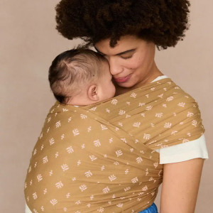 Echarpe de Portage Aura Knit "Camel Harves" Ergobaby