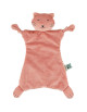 Doudou en coton bio "Mrs Chat"