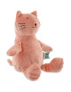 Peluche en coton bio "Mrs Chat" (17 cm)