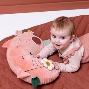 Coussin d'activités en coton bio "Mrs Chat" Trixie