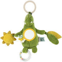 Jouet d’activités à suspendre en coton bio "Mr Dino"