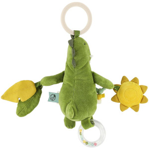 Jouet d’activités à suspendre en coton bio "Mr Dino"Trixie