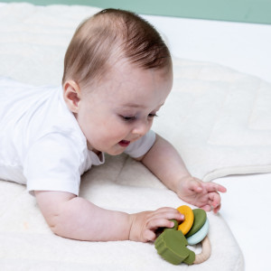 Hochet en bois et silicone "Mr Dino" Trixie