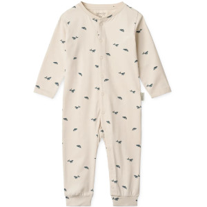 Pyjama bébé sans pieds en coton bio Birk "Mini Whale" Liewood