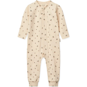 Pyjama bébé sans pieds en coton bio Birk "Pêches Mini" Liewood