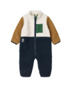 Combinaison bébé en polaire Nolano "Classic Navy Mix"