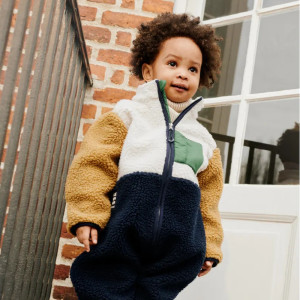 Combinaison bébé en polaire Nolano "Classic Navy Mix" Liewood