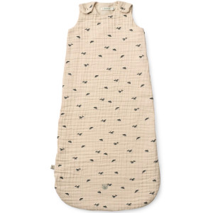 Turbulette été bébé en coton bio Flora "Mini Baleine" (0-6 mois) Liewood