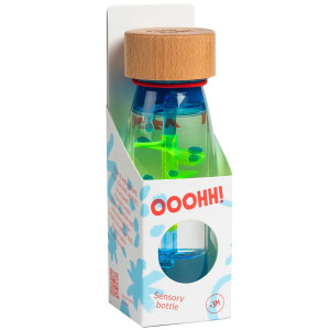 Bouteille sensorielle bébé Move "Spiral Bleu" Petit Boum