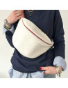 Sac banane à langer en tissu bouclette "Dona" Mellipou