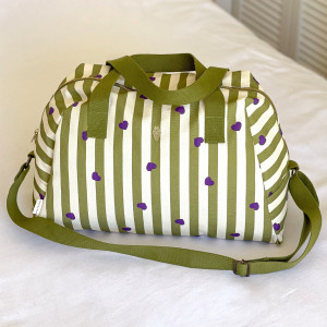 Sac à langer en coton Joseph "Stripe & Love" Milinane