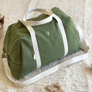 Sac à langer en coton Joseph "Olive" Milinane
