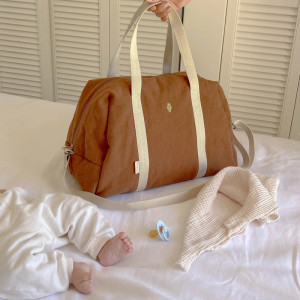 Sac à langer en coton Joseph "Camel" Milinane
