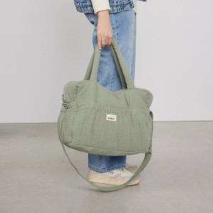 Sac à langer en double gaze de coton "Comme un bonbon" Amande Bebel