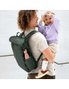 Sac à langer à dos Green Label Outdoor Rolltop "Vert Foncé"
