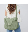 Sac à langer en double gaze de coton "Comme un bonbon" Amande Bebel