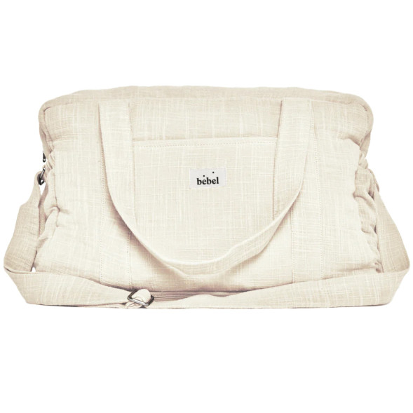 Sac à langer 24/48H en gaze de coton "Sable"