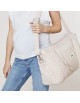 Sac à langer 24/48H en gaze de coton "Sable"
