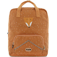 Cartable / Sac à dos enfant A4 (34 cm) en coton hydrofuge "Mr Renard"